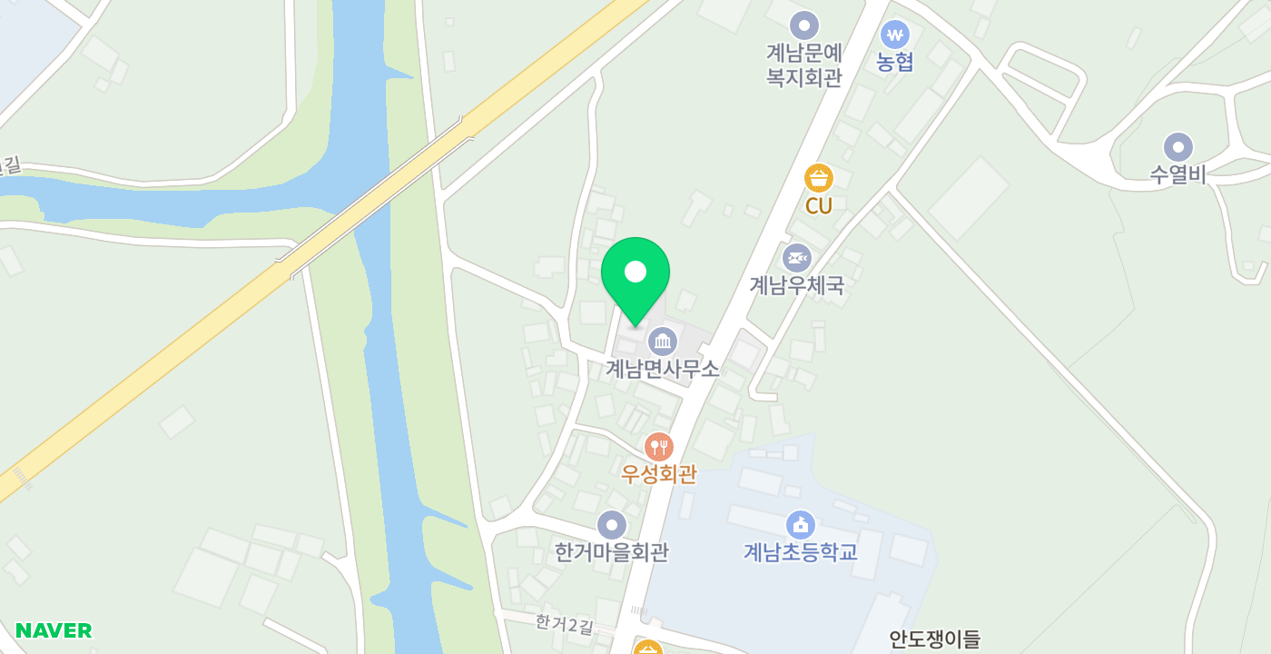 계남면사무소 위치 지도