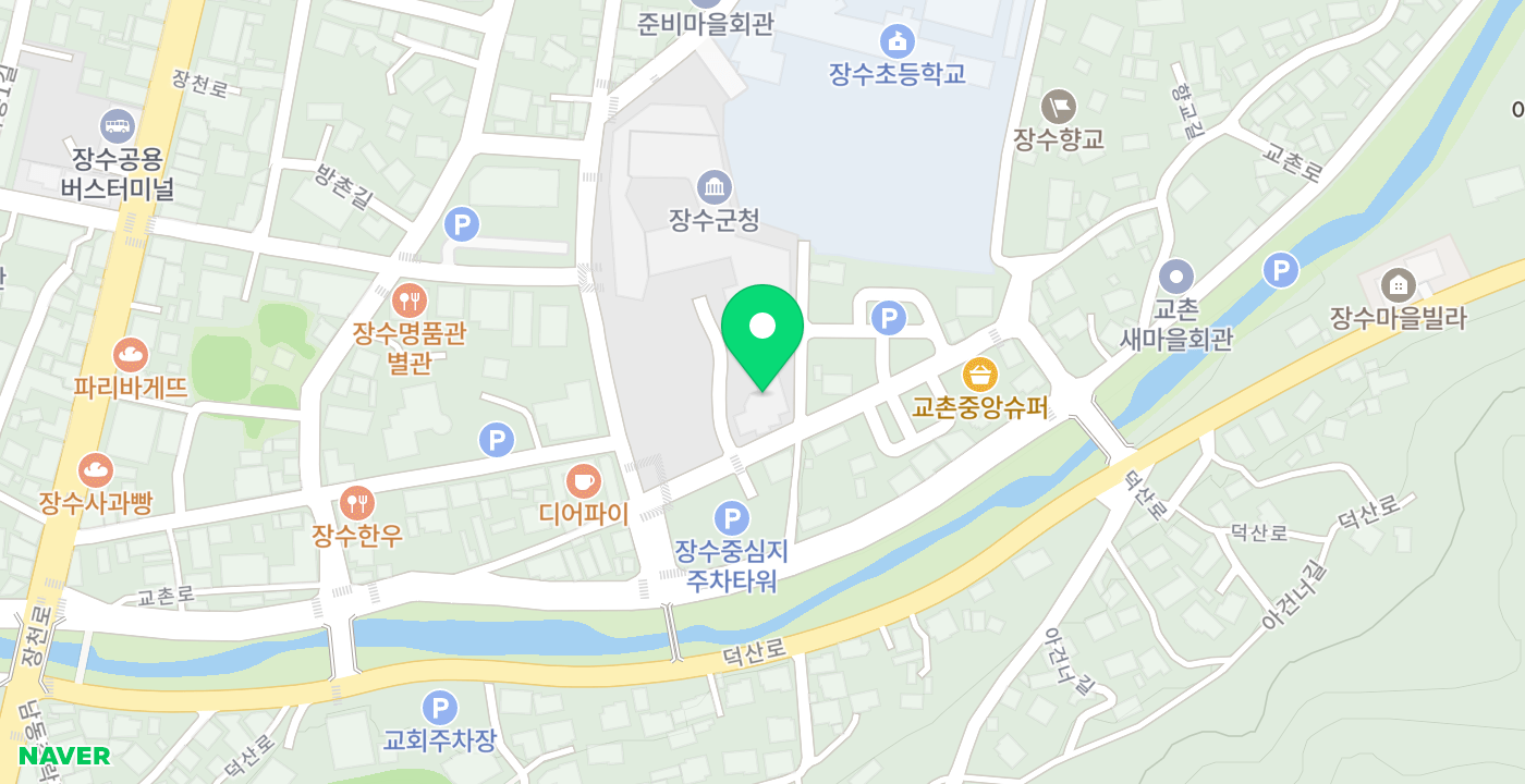 장수군청 위치 지도
