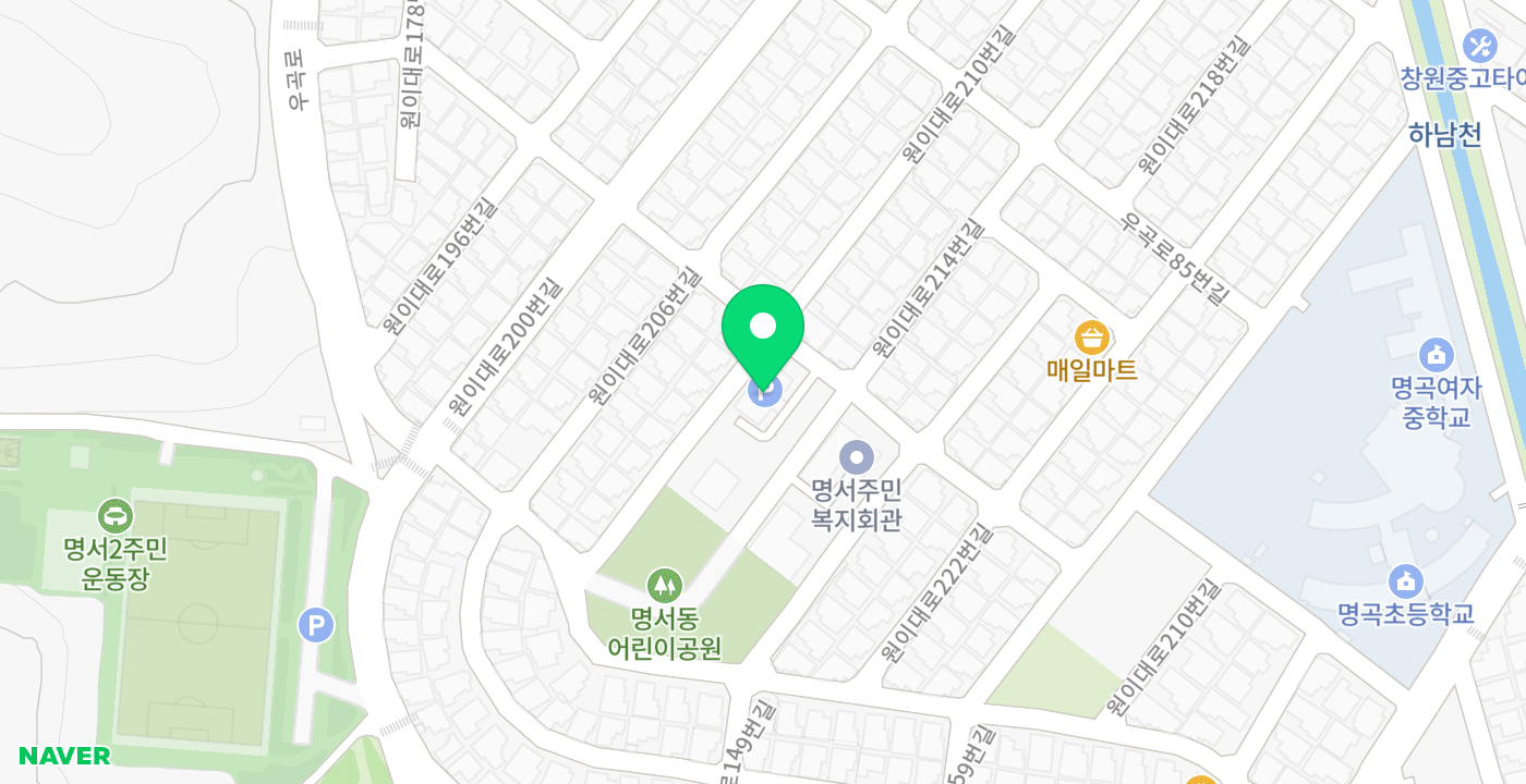 명서2민원센터 위치 지도