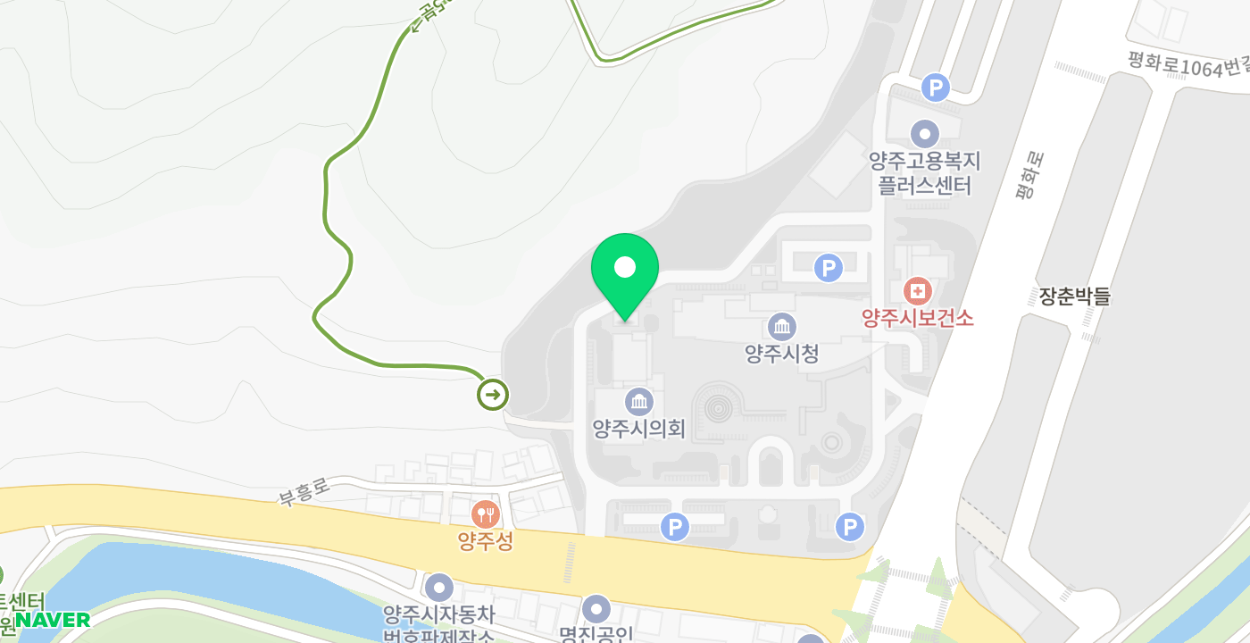 양주고용복지+센터 위치 지도
