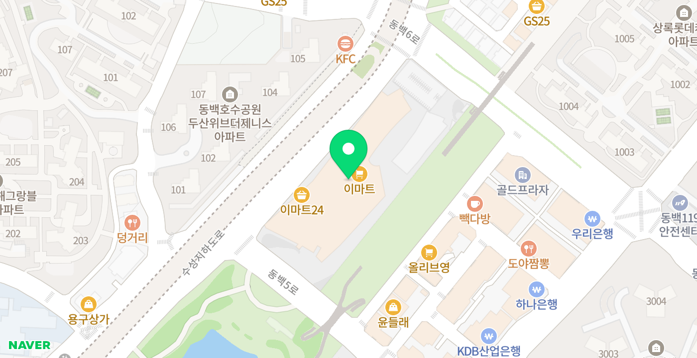 동백1동_발급기 위치 지도