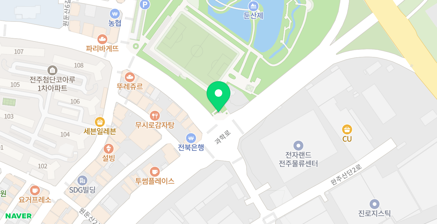 봉동읍 둔산민원센터 위치 지도