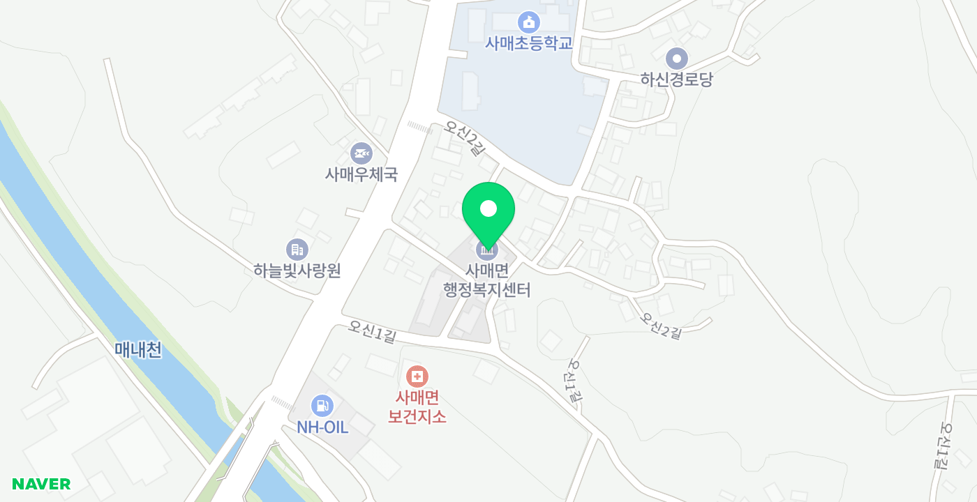 사매면 위치 지도