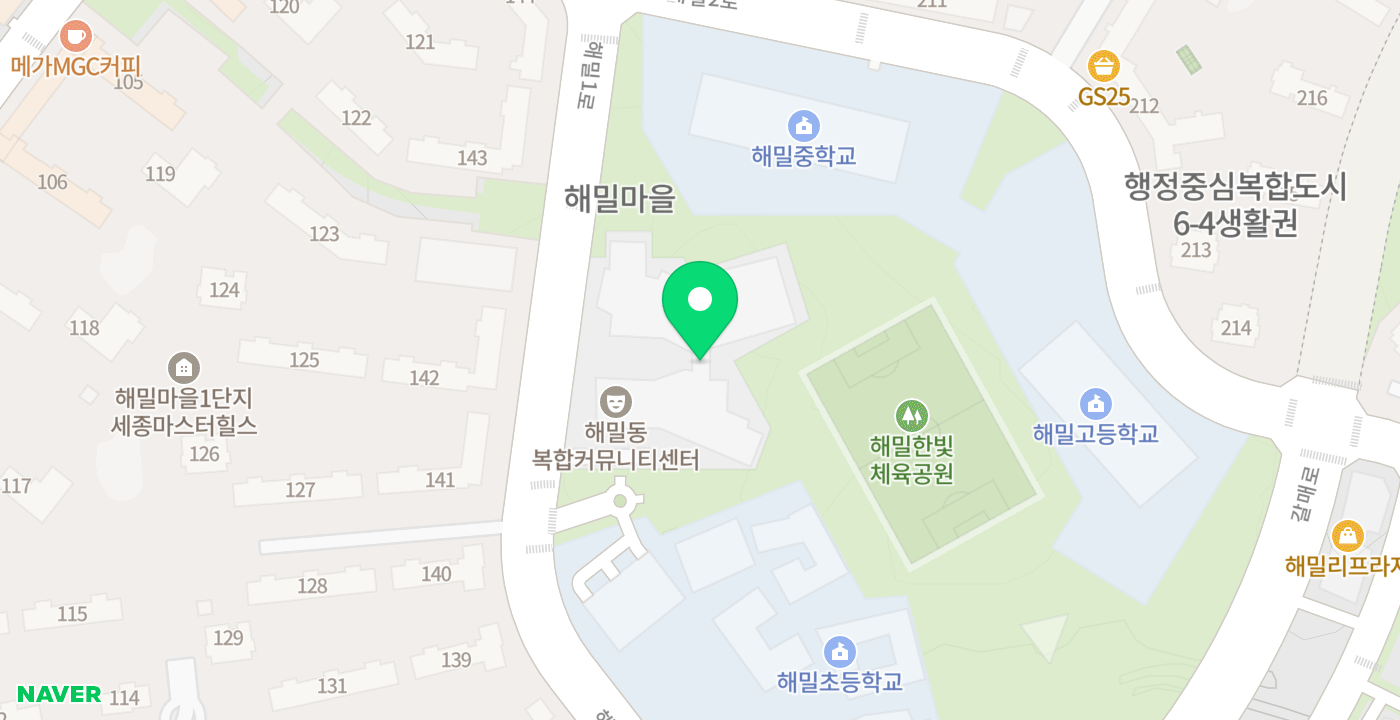 해밀동 KIOSK 위치 지도