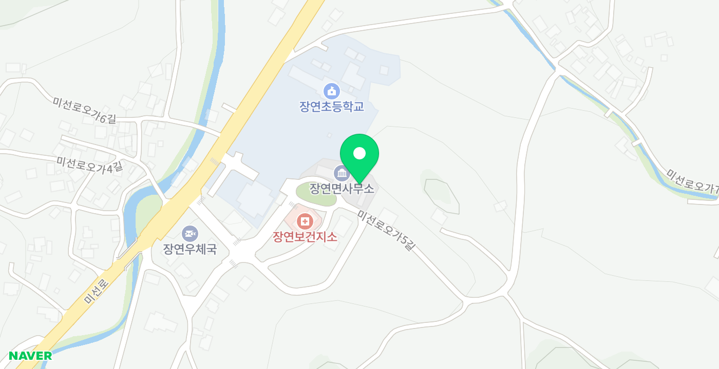 장연면사무소 위치 지도