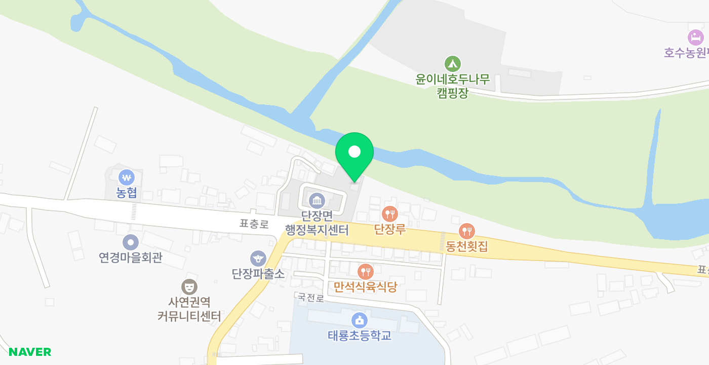 단장면_민원실 KIOSK 위치 지도