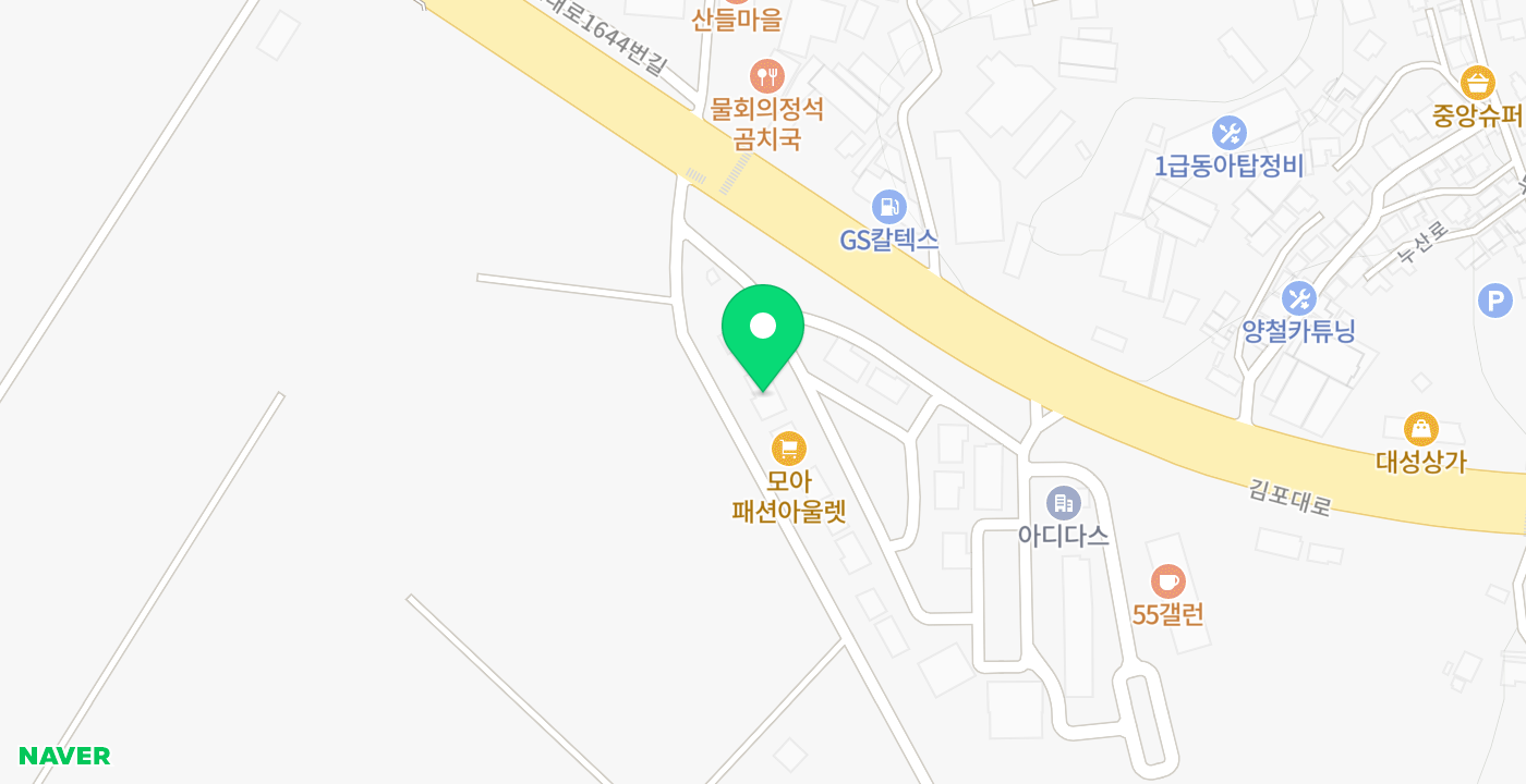모아패션아울렛 위치 지도