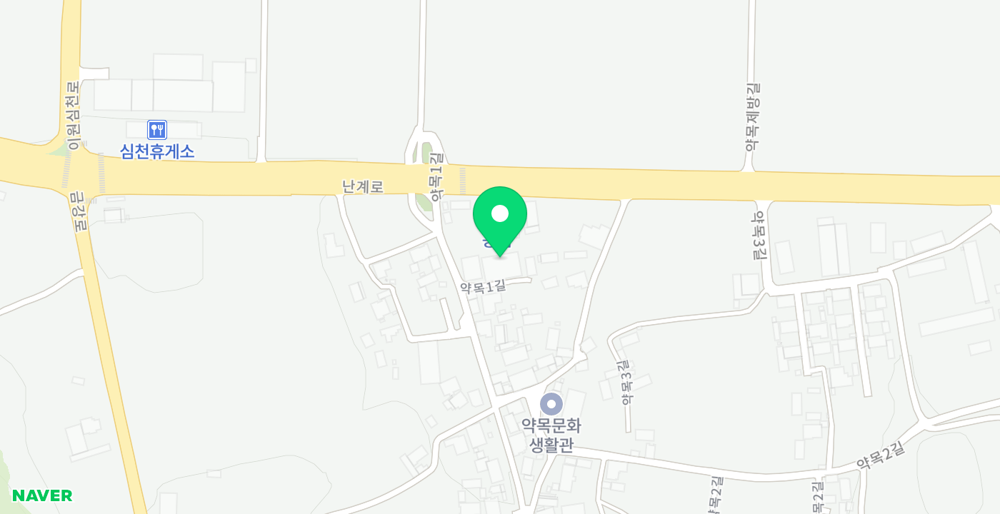 영동농협 심천지점 위치 지도