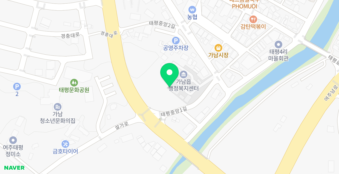 가남읍 위치 지도