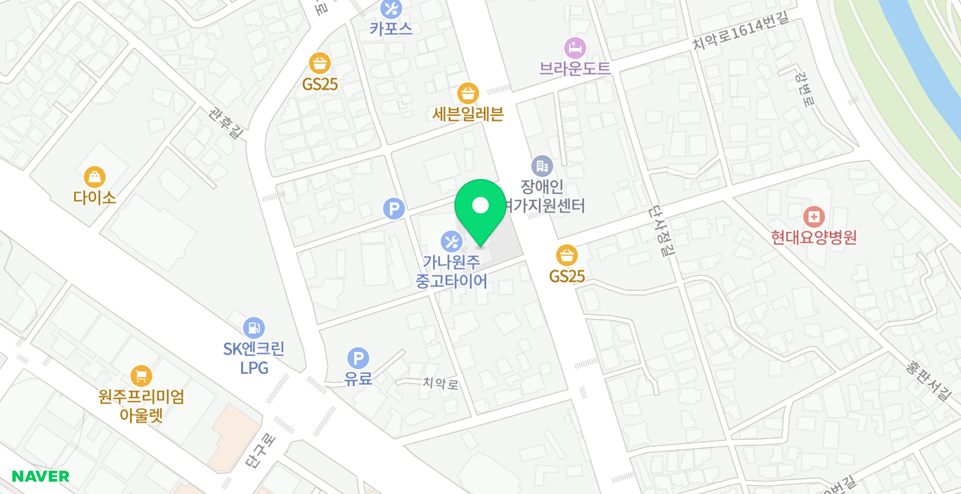 단구동 위치 지도