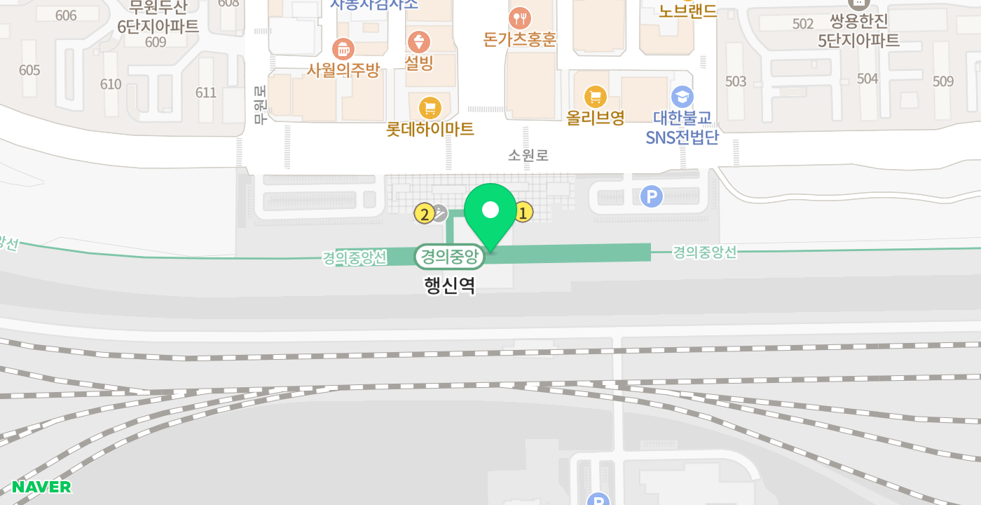 행신역 위치 지도