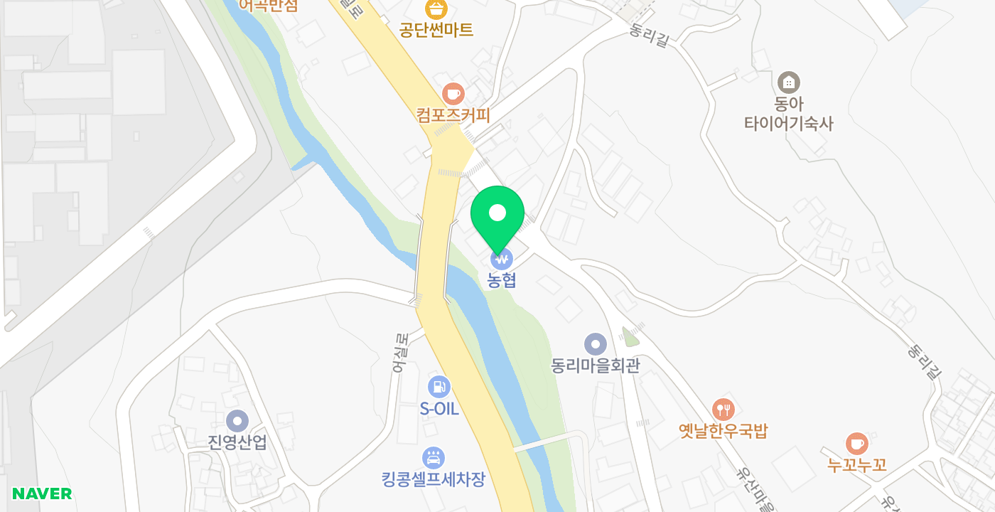 양산농협 어곡지점 위치 지도