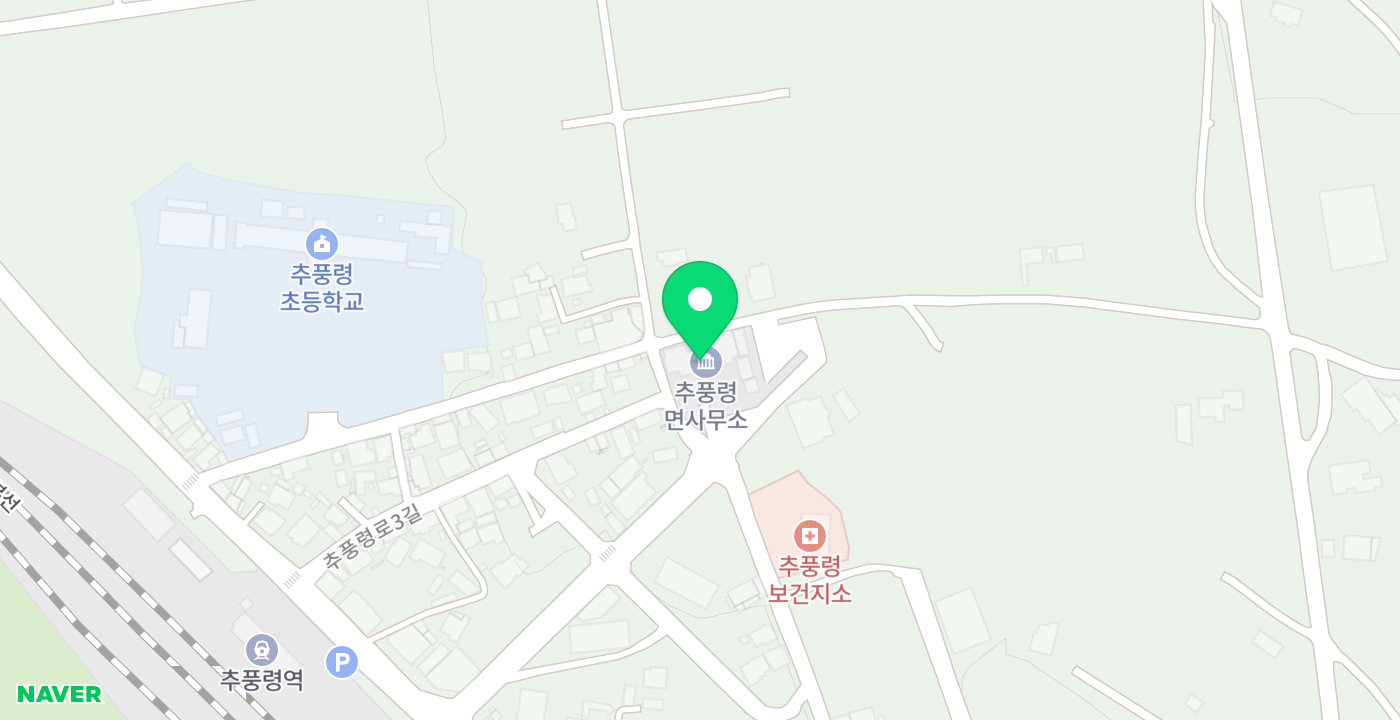 추풍령면사무소 위치 지도
