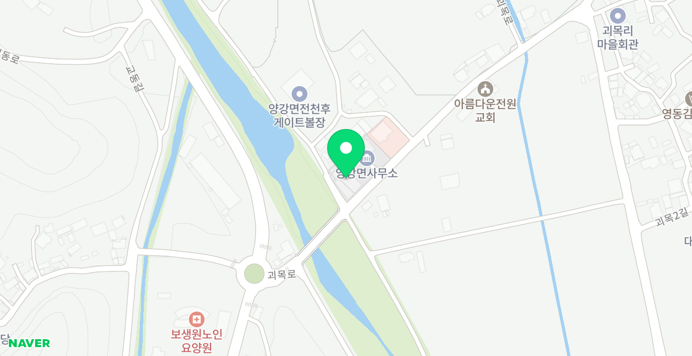 양강면사무소 위치 지도