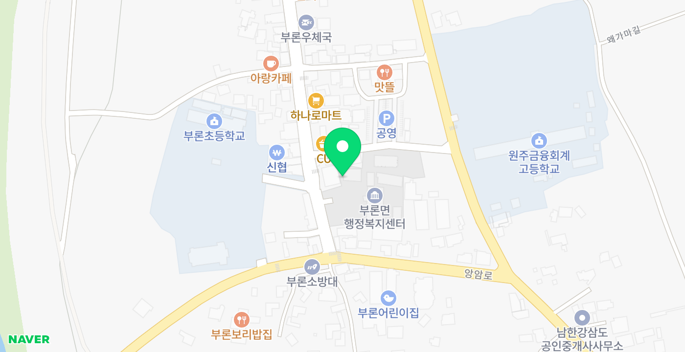 부론면 위치 지도