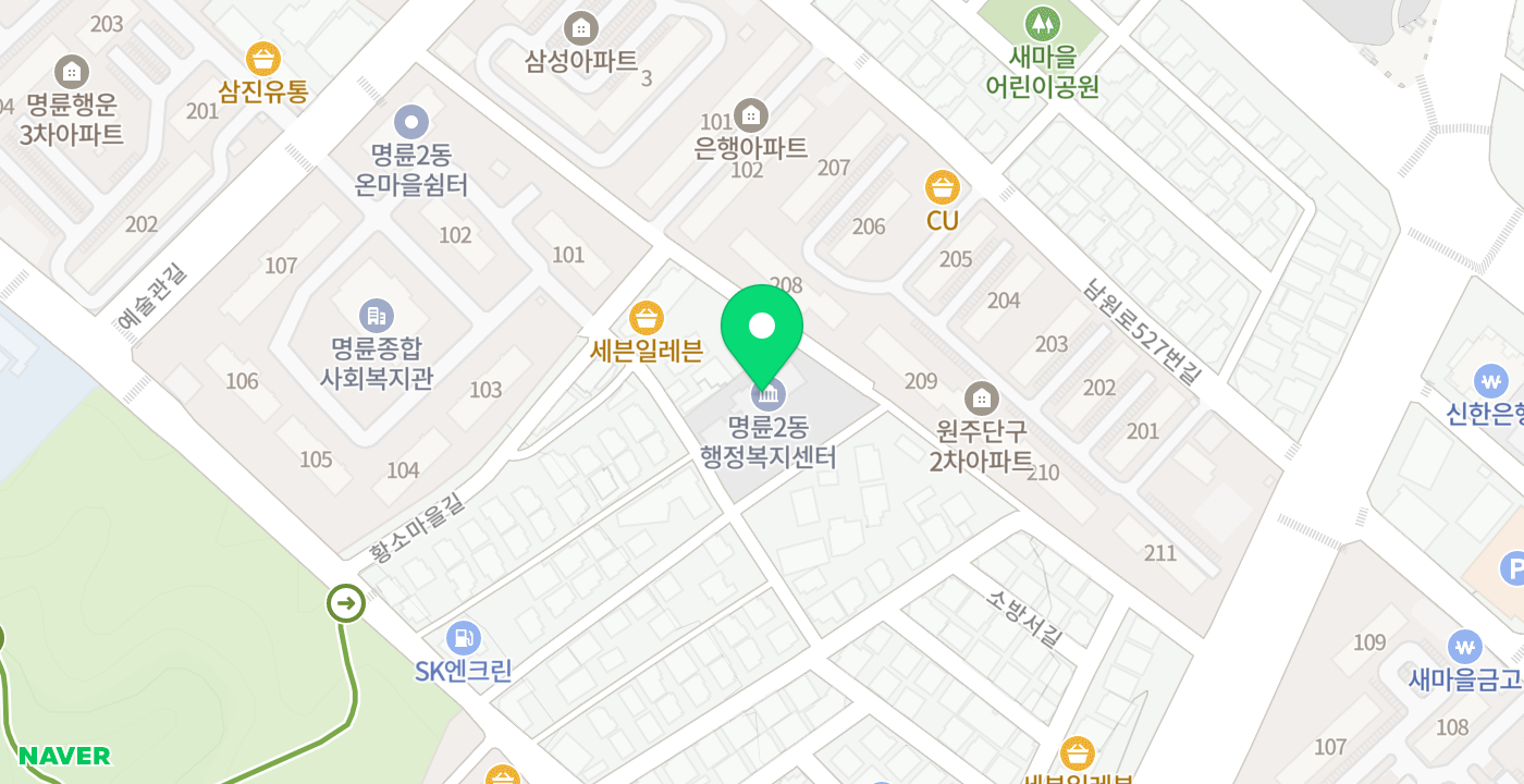 명륜2동 위치 지도