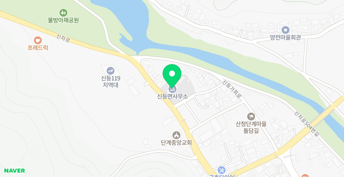 신등면 위치 지도
