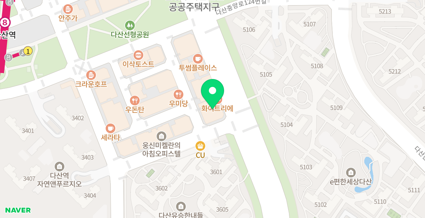다산새마을금고 위치 지도