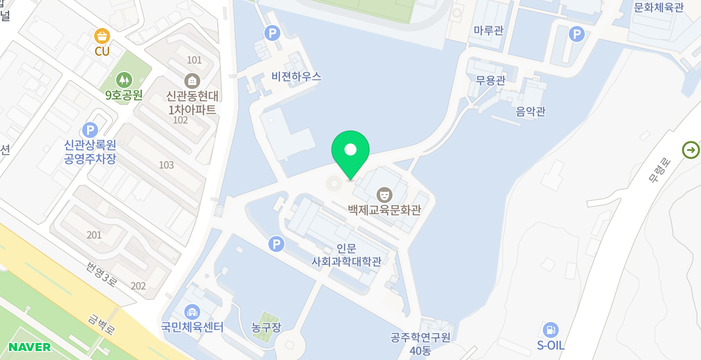 공주신관동농협무인 KIOSK 위치 지도