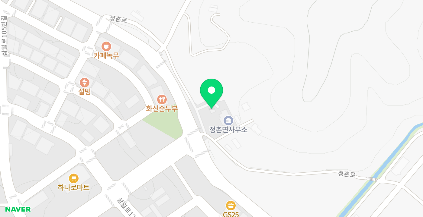 정촌면사무소 위치 지도