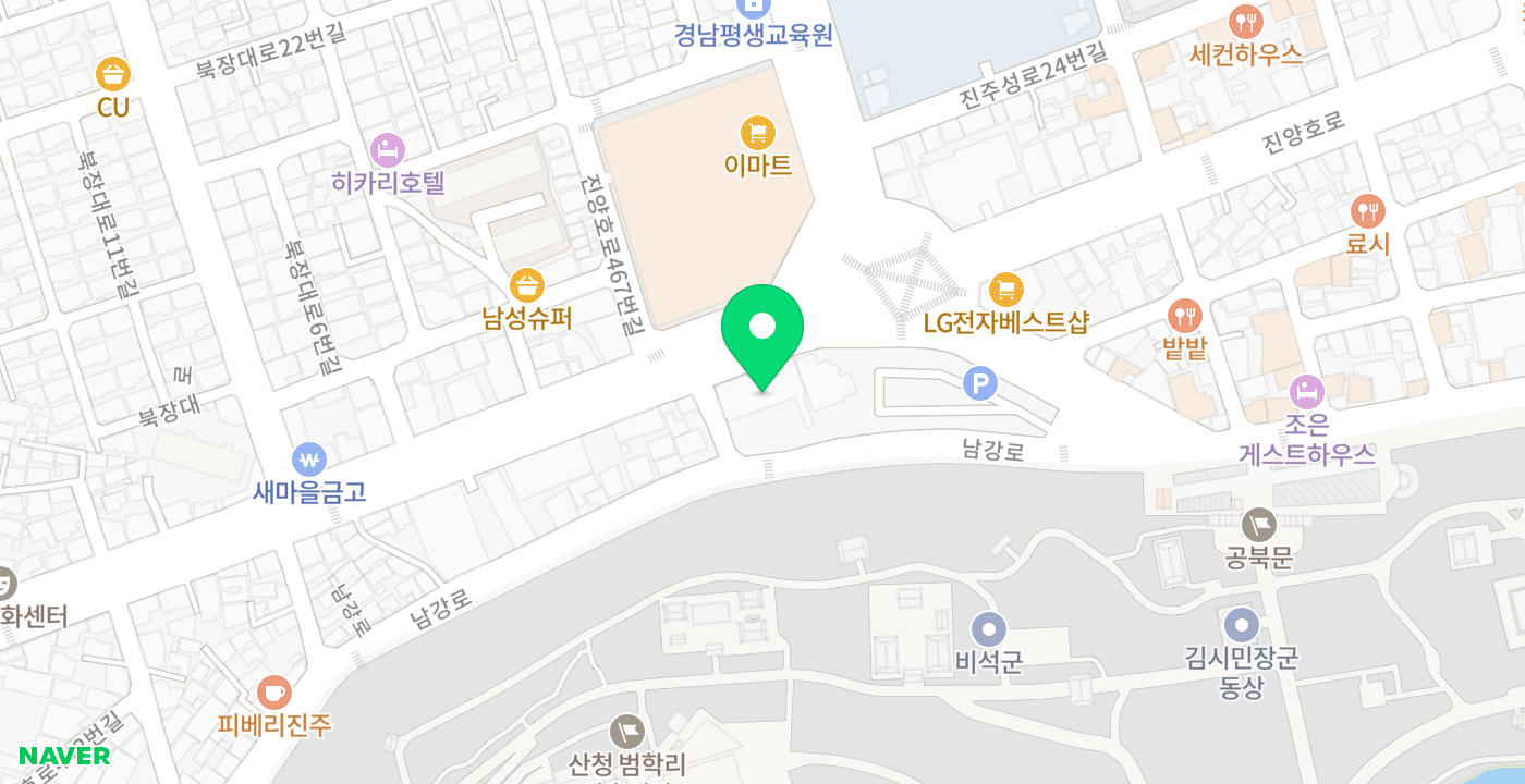 서부보건지소 위치 지도