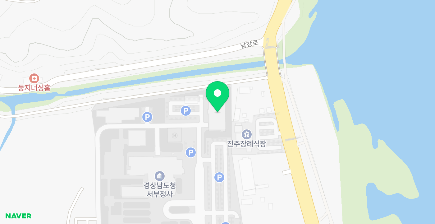 진주시보건소(서부청사) 위치 지도