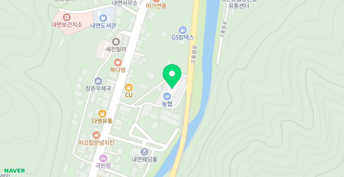 내면농협본점 KIOSK 위치 지도