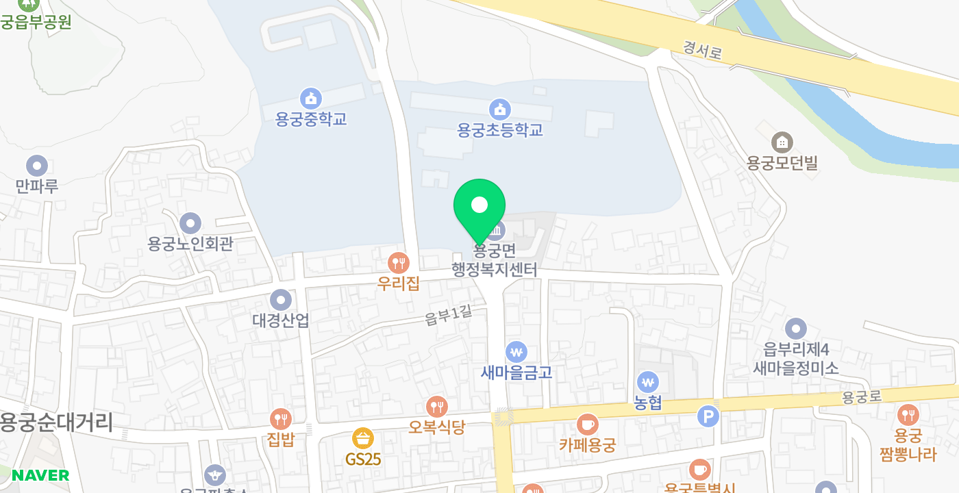 용궁면 위치 지도