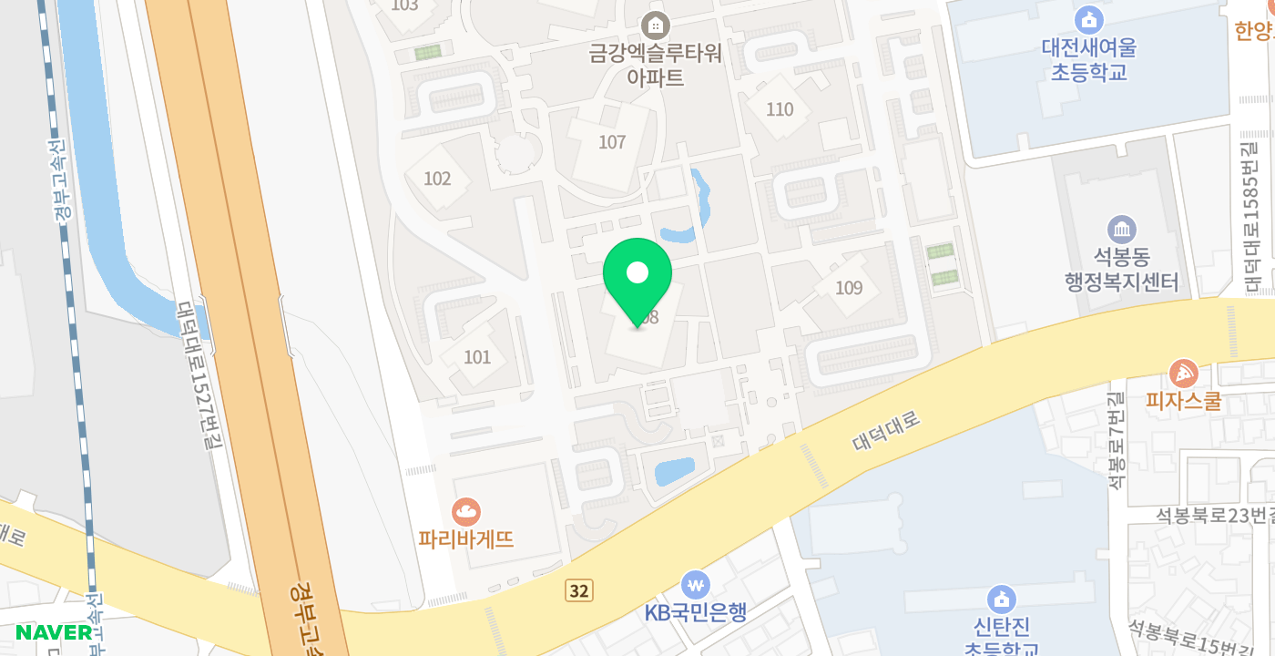 석봉동 금강엑슬루타워상가 위치 지도