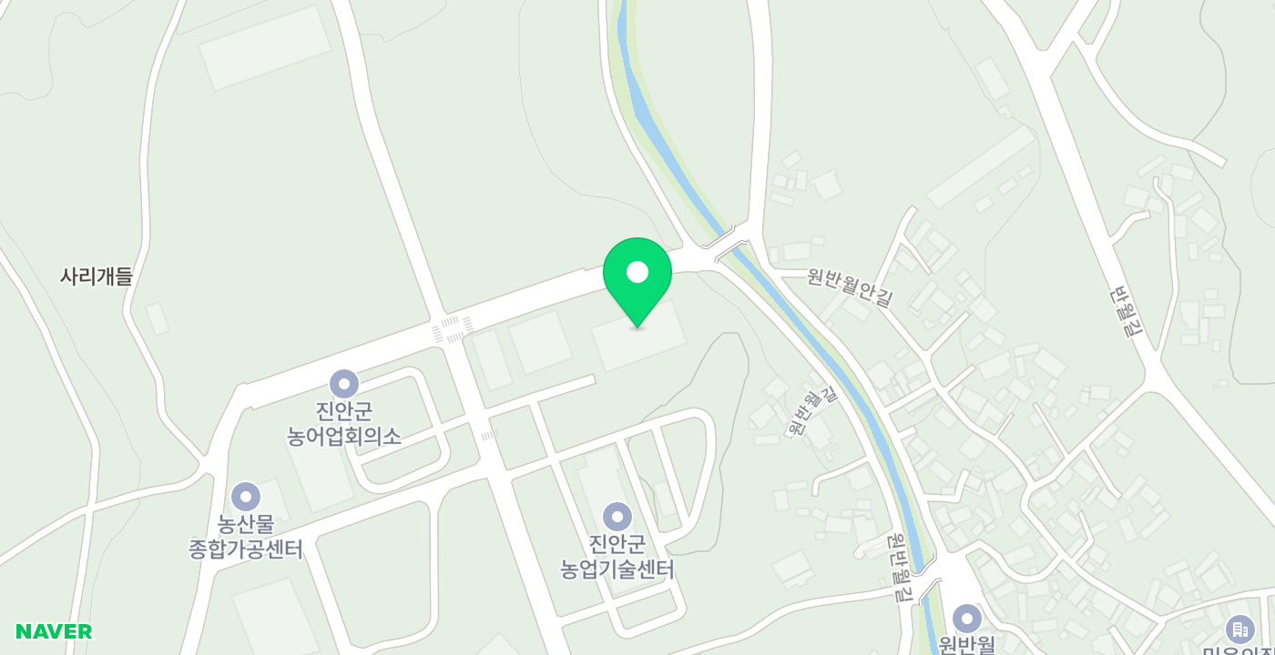 농업기술센터 위치 지도