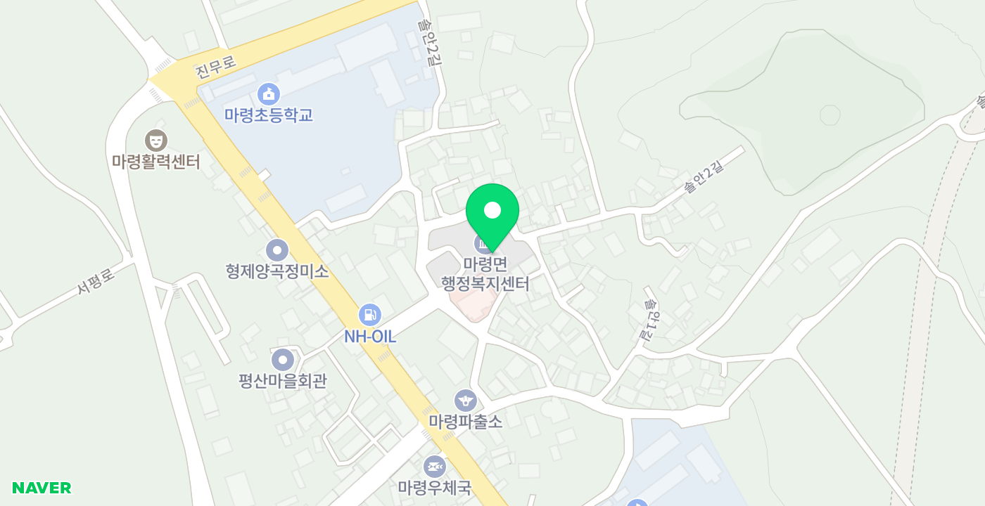 마령면행정복지센터 위치 지도