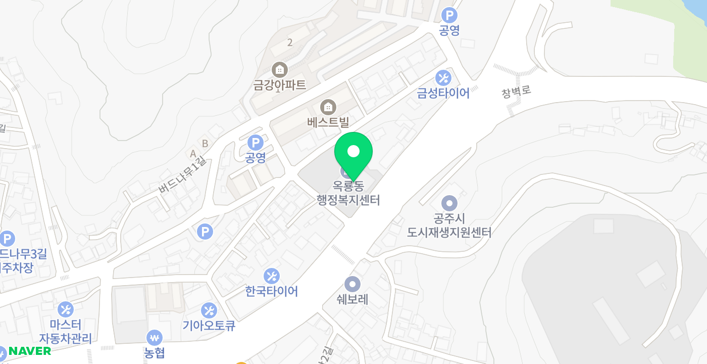 옥룡동 무인 KIOSK 위치 지도