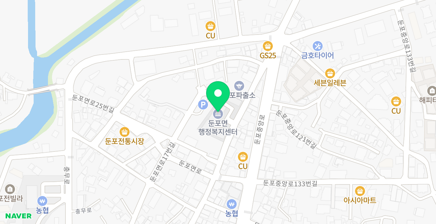 둔포면사무소 위치 지도