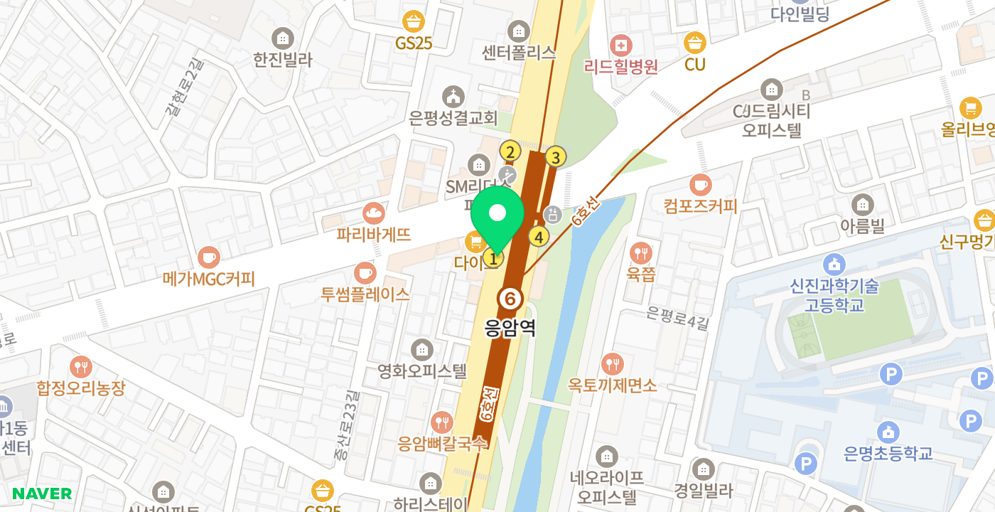 응암역 위치 지도