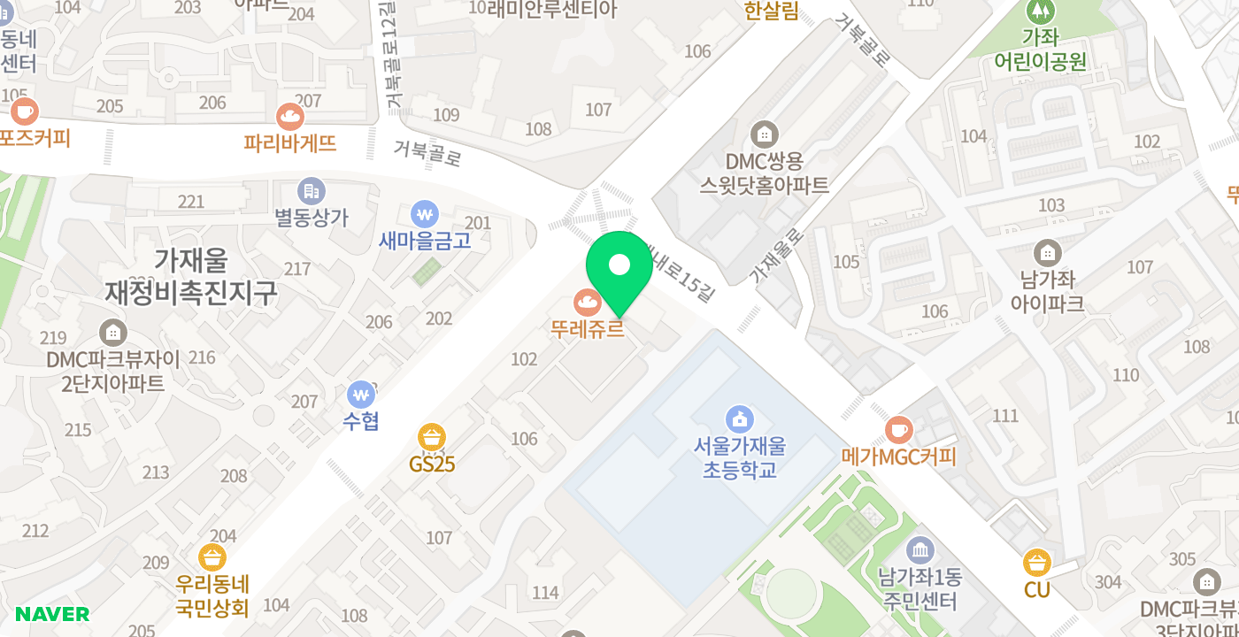 DMC파크뷰자이 위치 지도