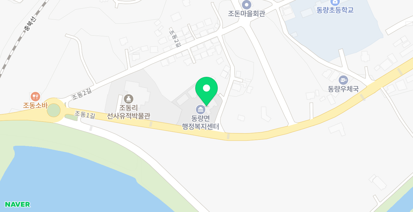 동량면 KIOSK 위치 지도