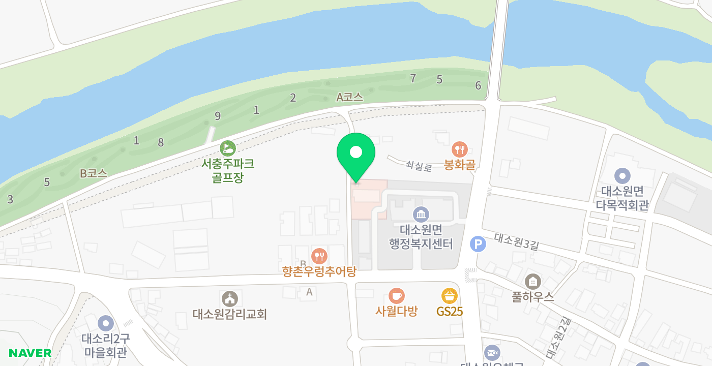 대소원면 KIOSK 위치 지도