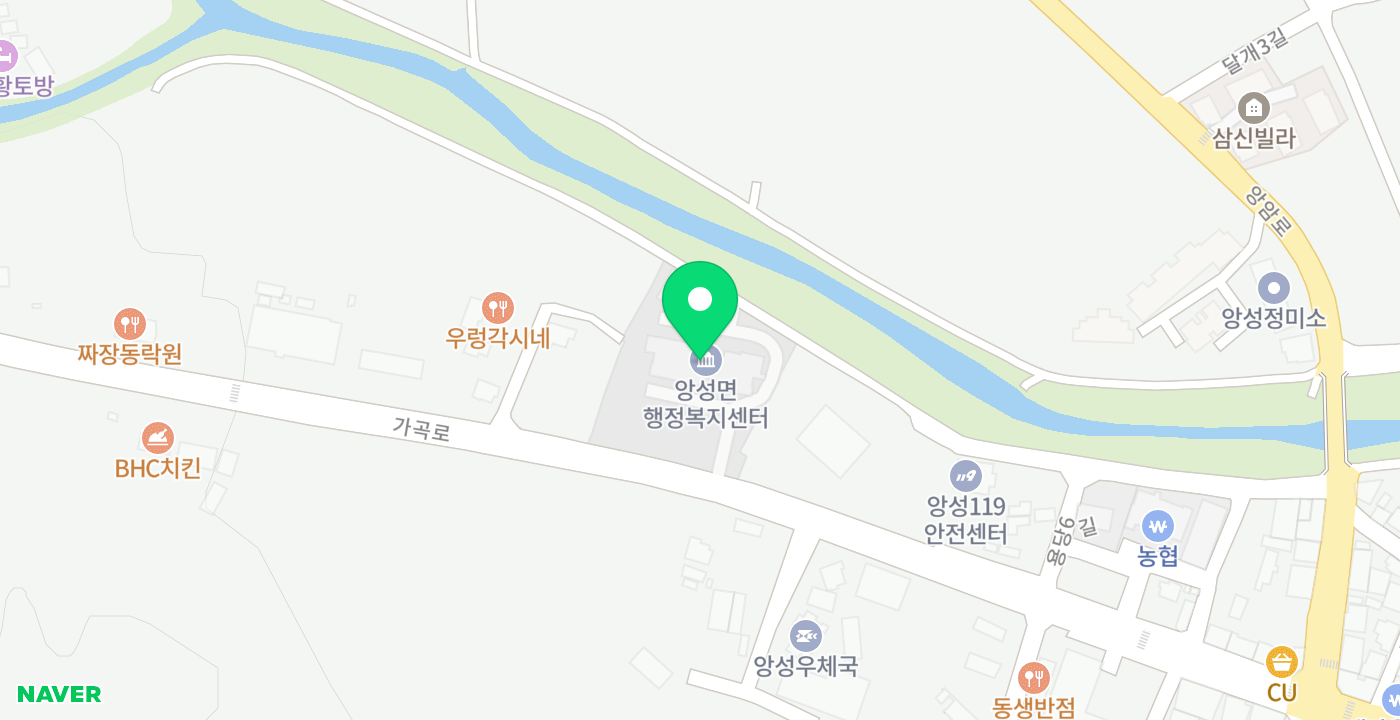 앙성면 KIOSK 위치 지도