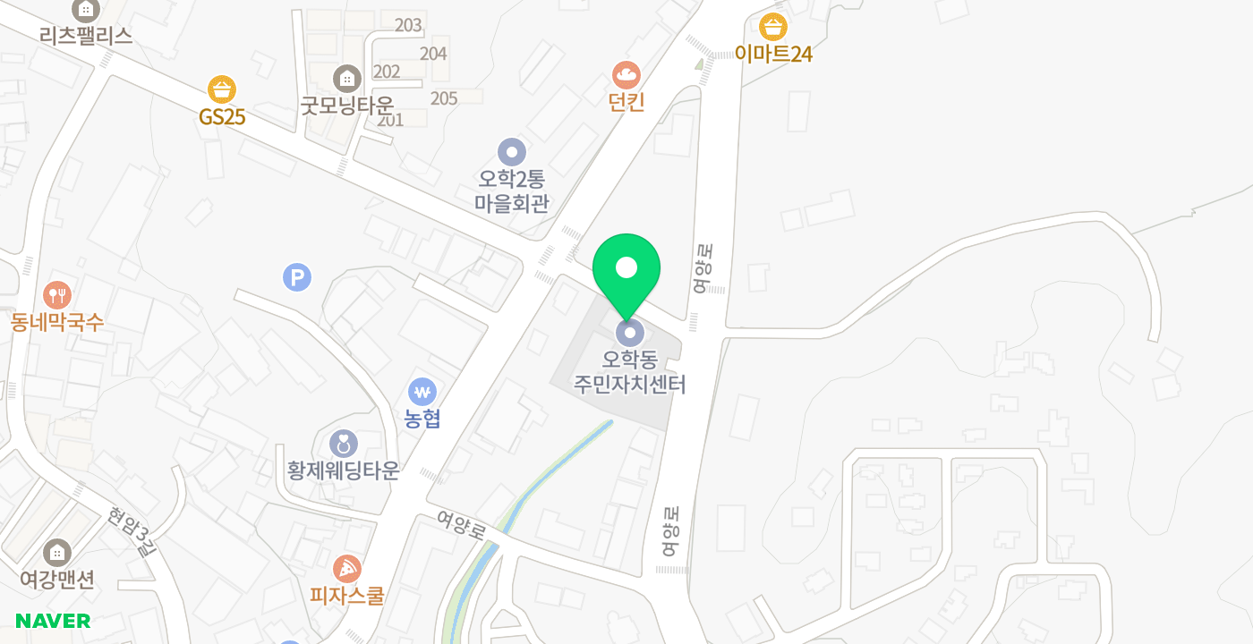 오학동2 위치 지도