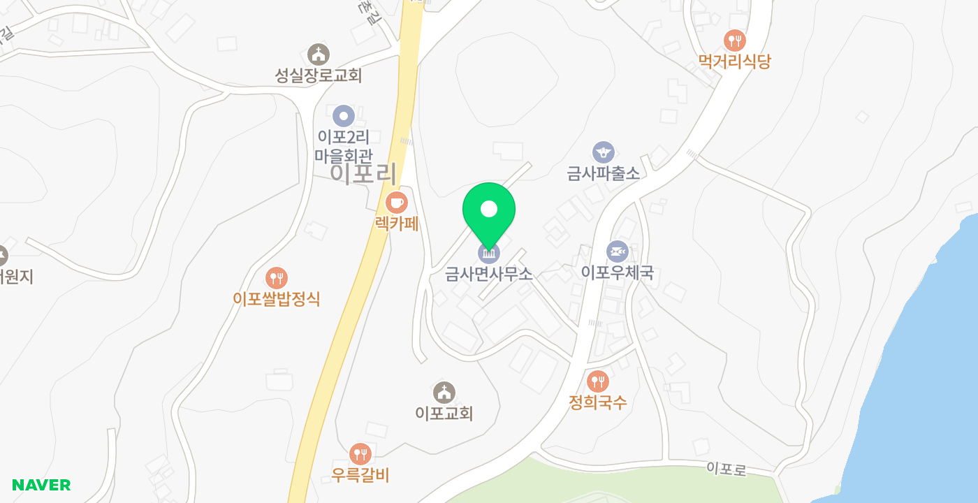 금사면 위치 지도