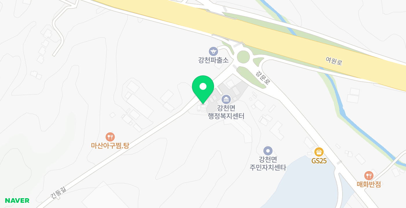 강천면 위치 지도