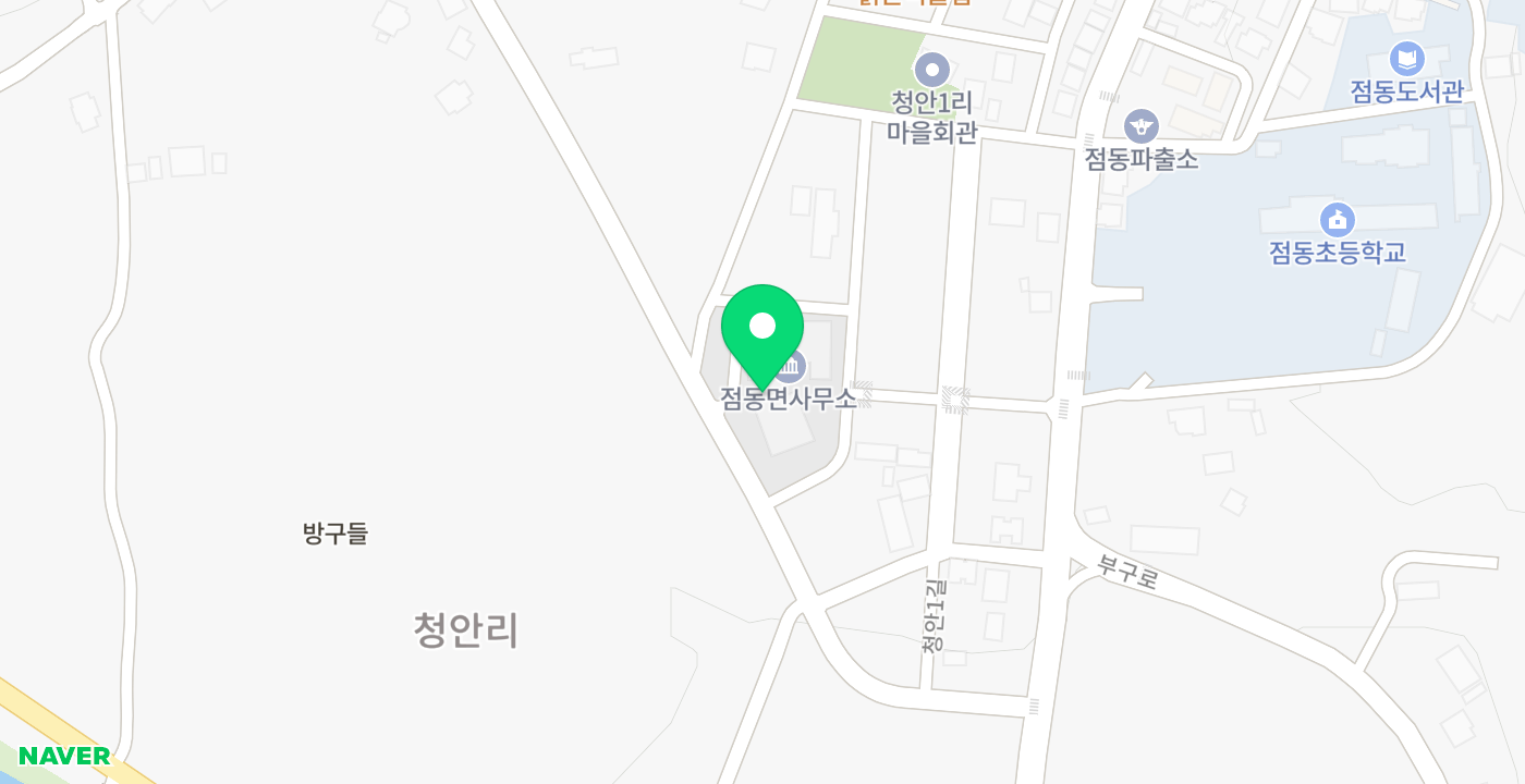 점동면 위치 지도