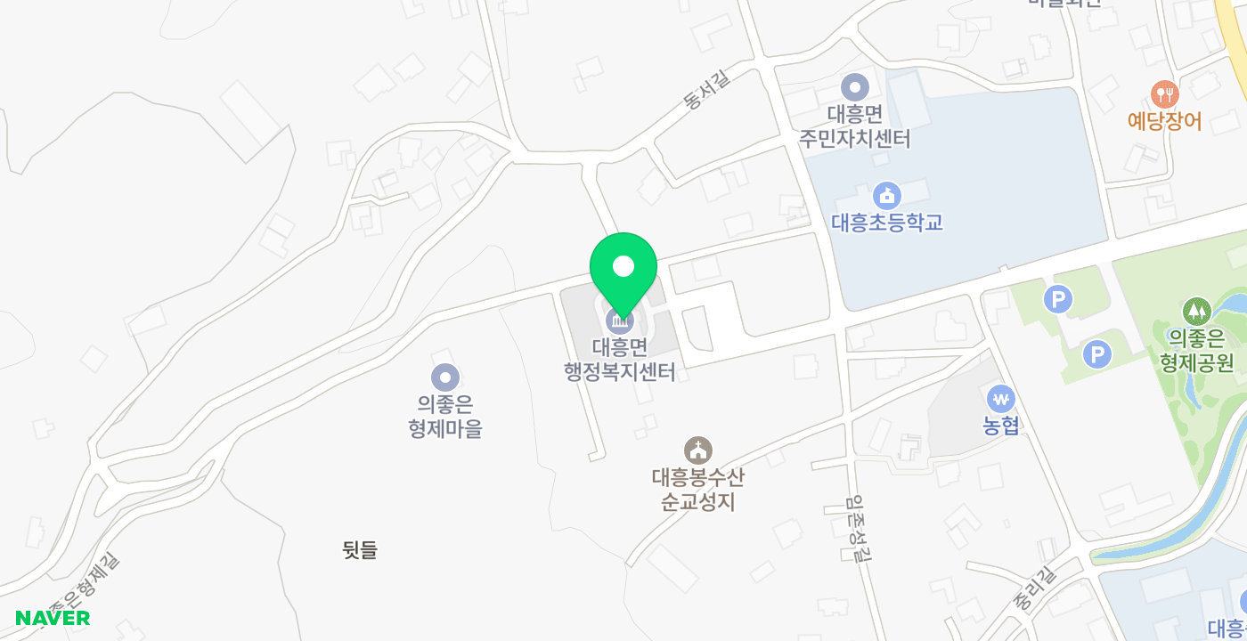 대흥면실외 위치 지도