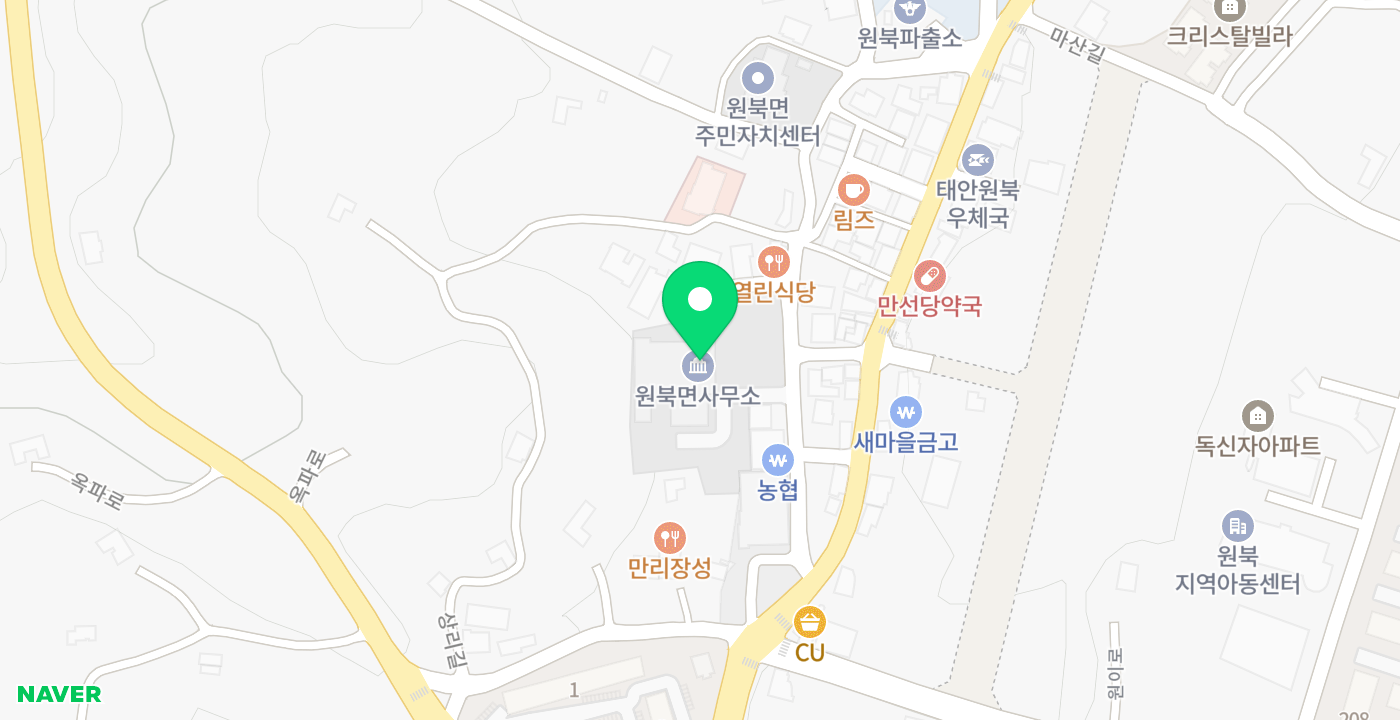 원북면KIOSK 위치 지도