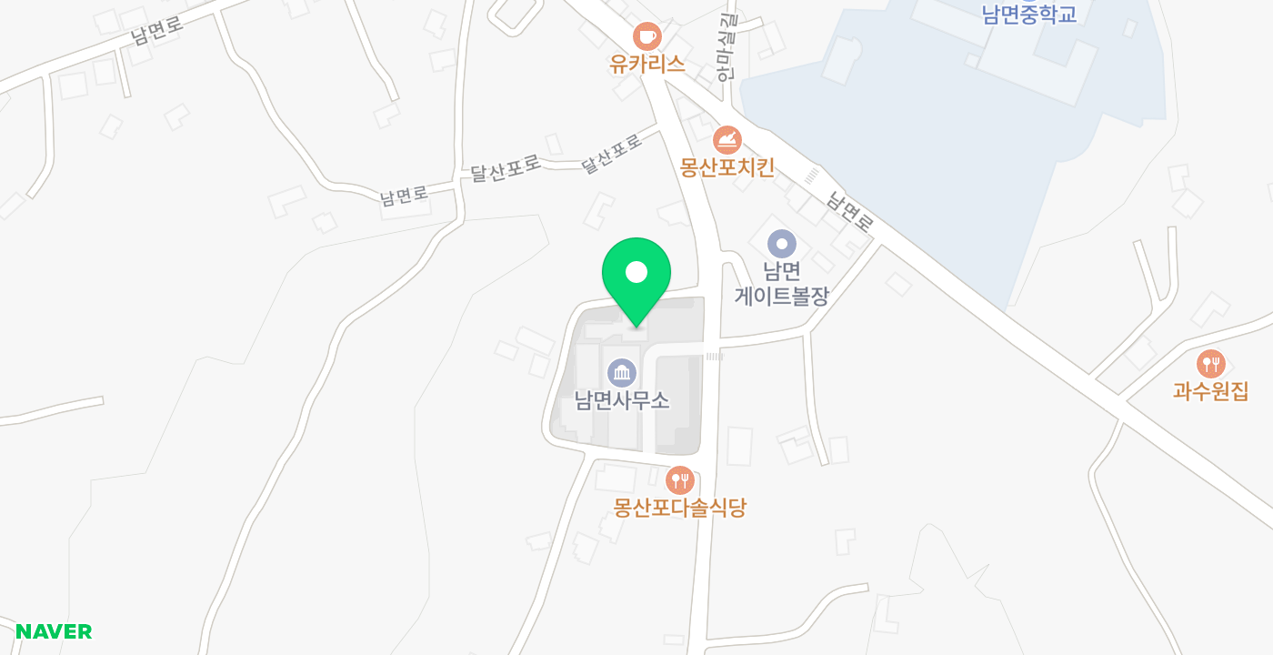 남면KIOSK 위치 지도