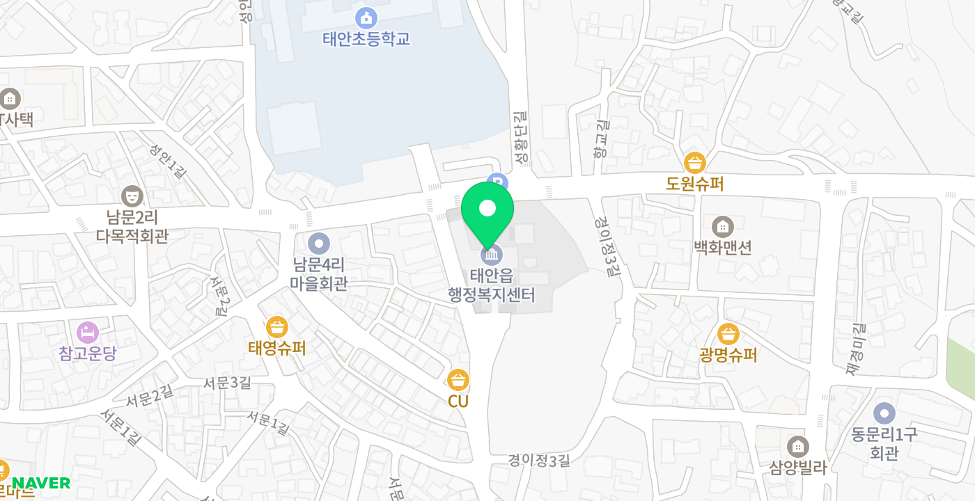 태안읍발급기 위치 지도