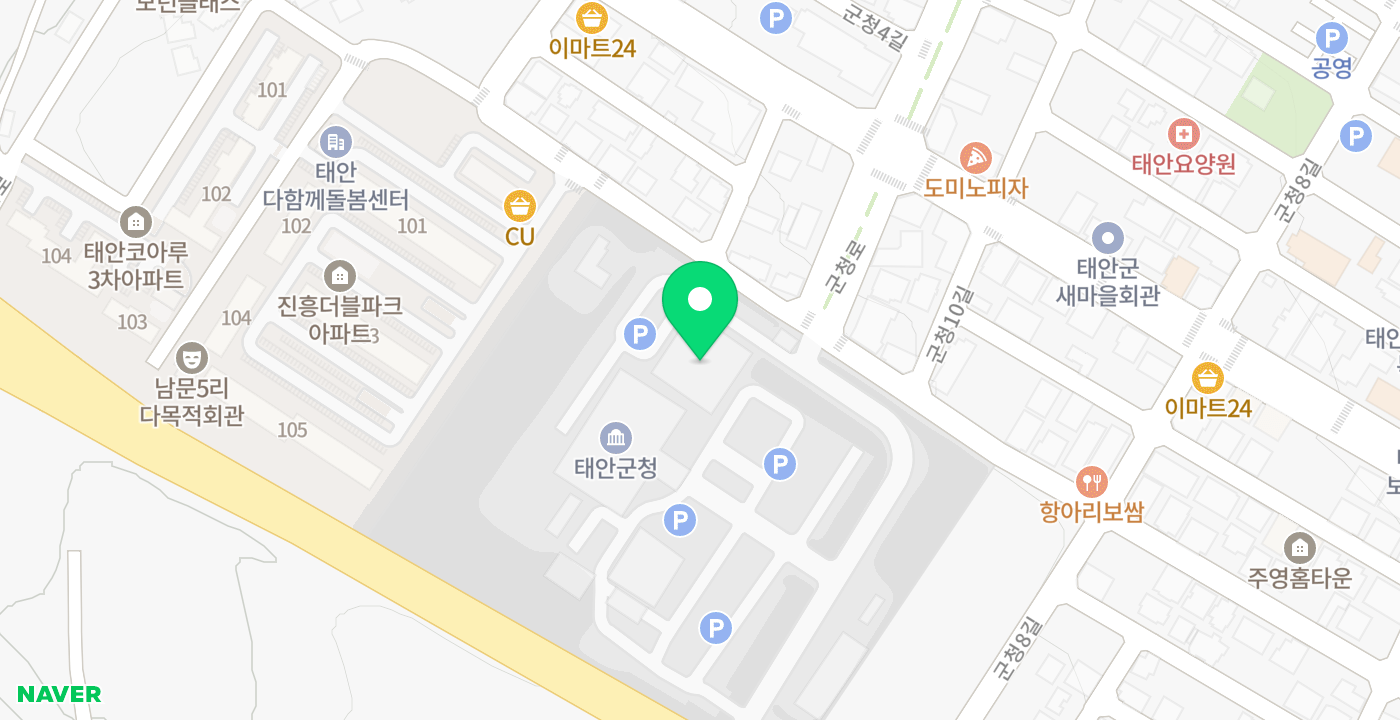 태안군발급기2 위치 지도