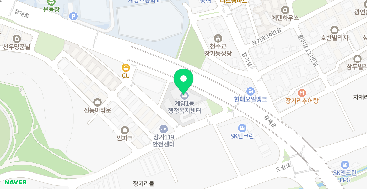 계양1동주민센터 위치 지도