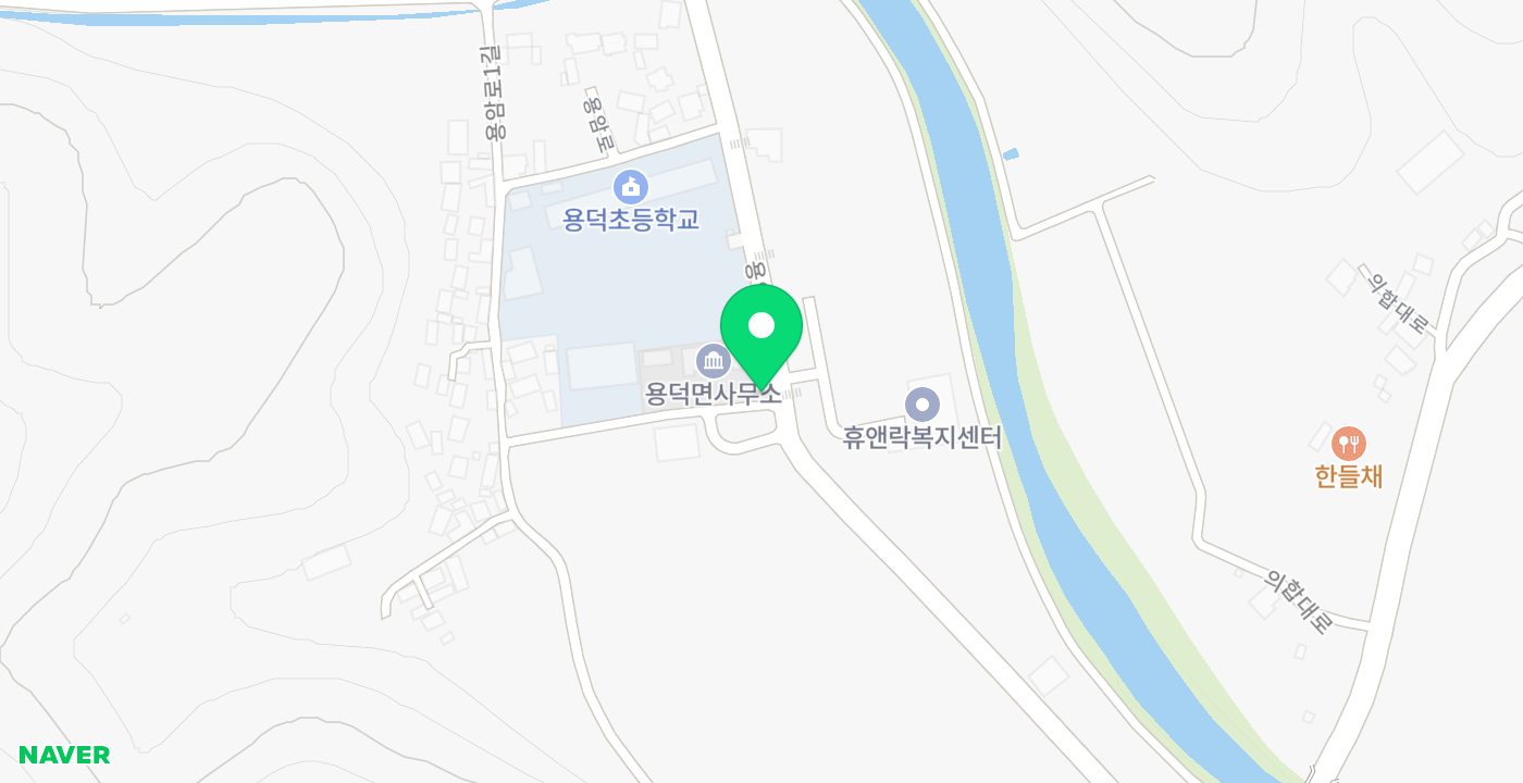 용덕면사무소 위치 지도