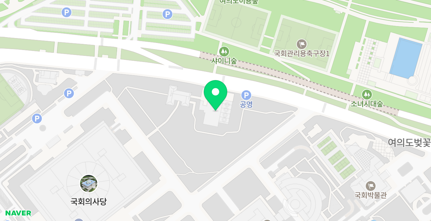 국회의원회관 위치 지도